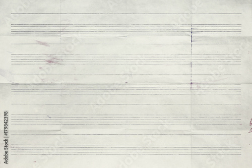 Sheet music without notes, background texture