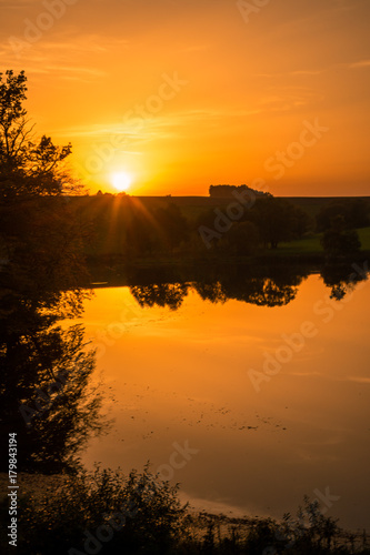 Sonnenuntergang im wunderschönen Harz