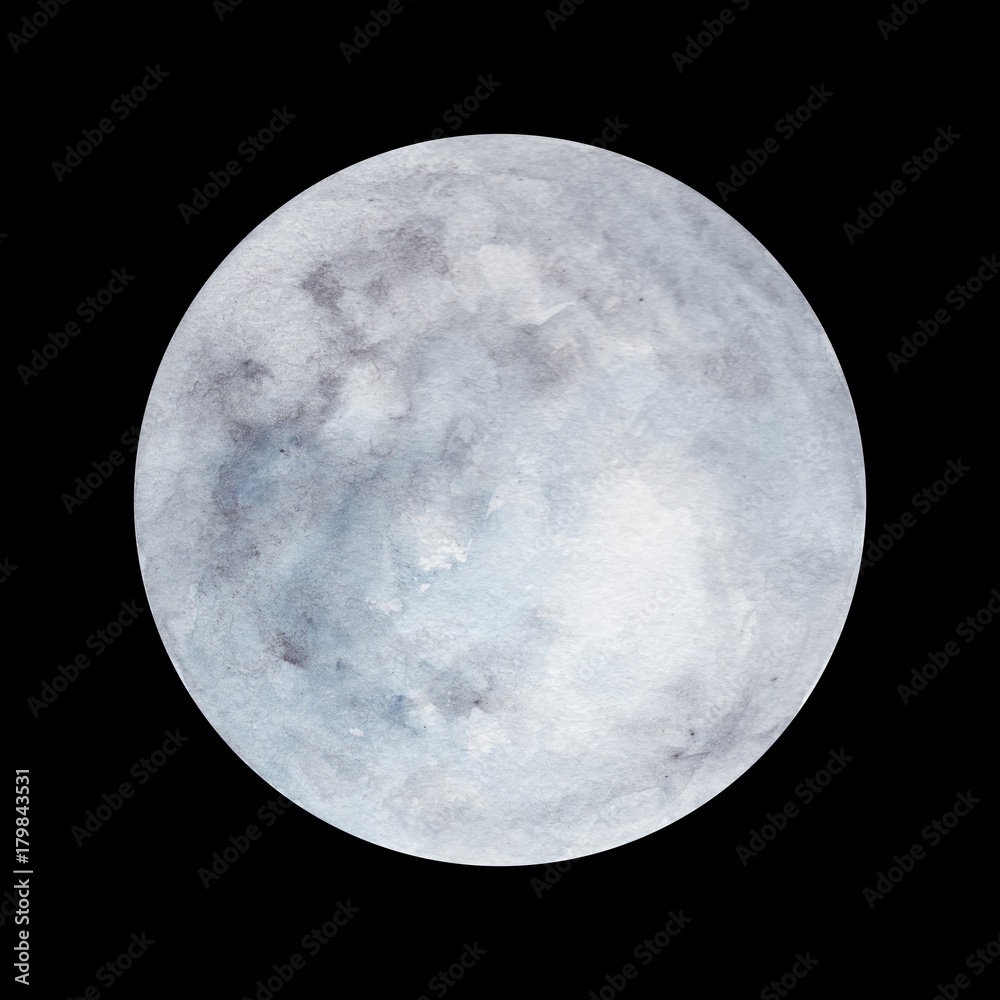 Fototapeta premium Watercolor planet