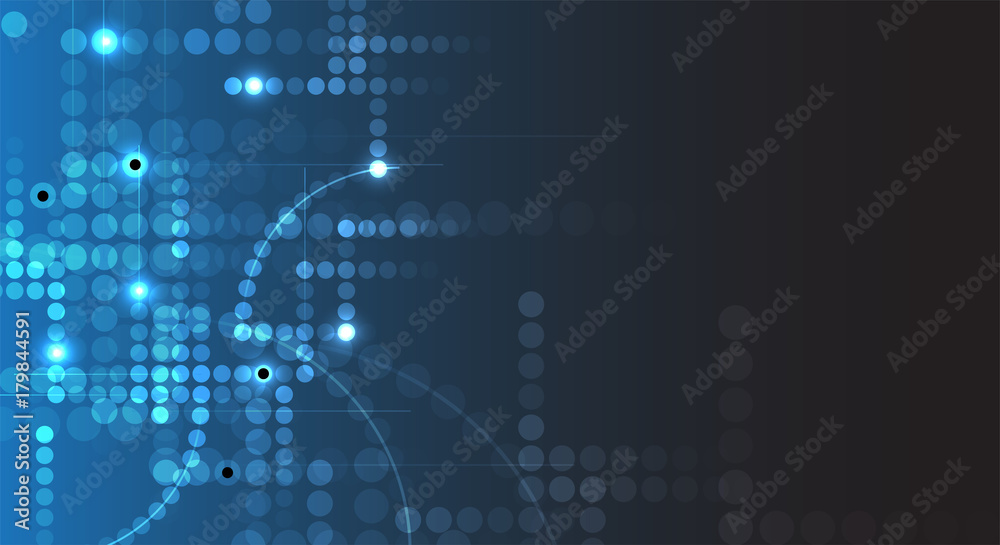 Digital technology world. Business virtual concept. Vector background Digital technology world. Business virtual concept. Vector background