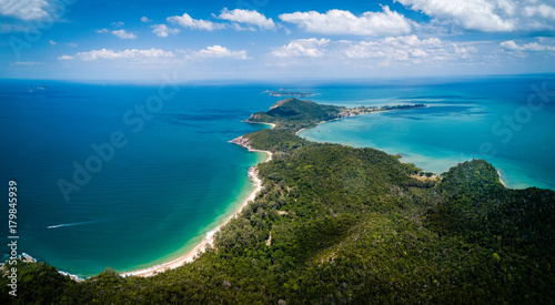 Tropical island view