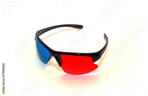 
Glasses for a tride on a white background photo