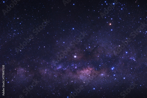 Milky way galaxy with stars and space dust in the universe