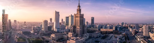 Fototapeta Warszawa z lotu ptaka