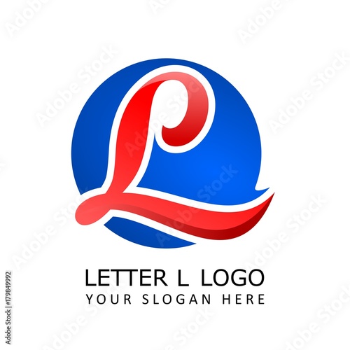 letter l cool logo
