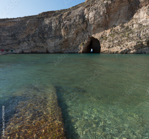 Cave of the Dwejra Inland Sea (island of Gozo, Malta)