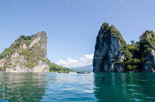 Amazing coastal scenery near South of Thailand