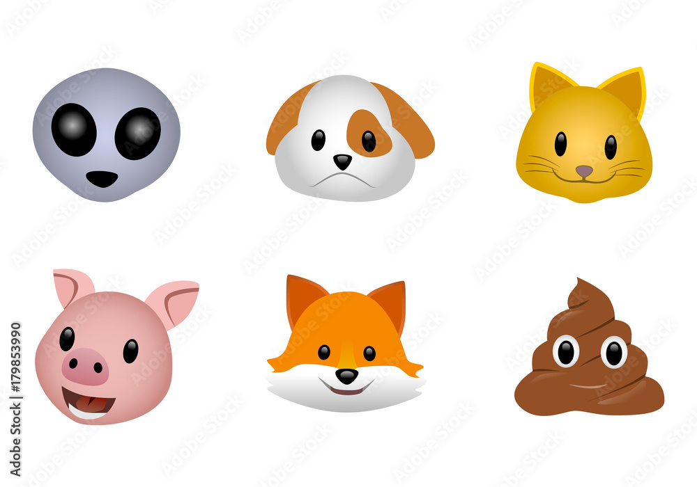 Emotions. Emotions of different animals. Smartphone app Emotions. Emotions of different animals. Smartphone app