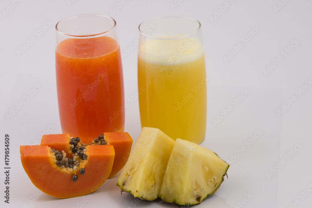 Papaya and Pineapple Smoothie Papaya and Pineapple Smoothie
