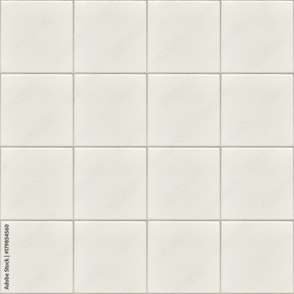 White Kitchen mosaic tiles texture with grey filling Stock Photo ...
