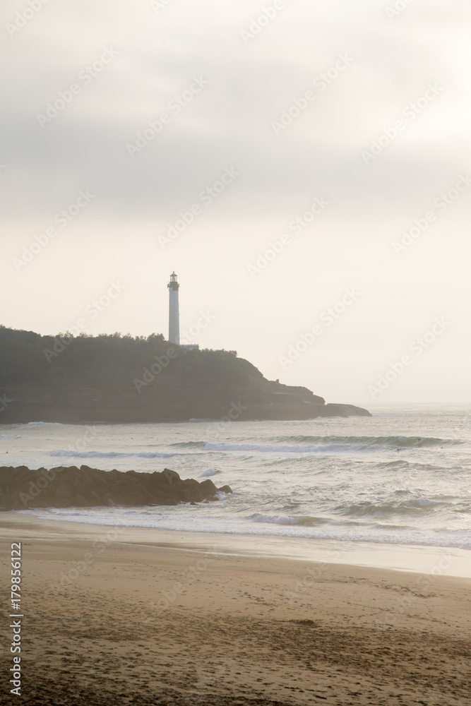 Lighthouse and Beach, Biarritz