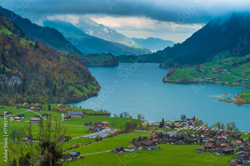 Lake Sarnen, Obwalden Canton, Switzerland