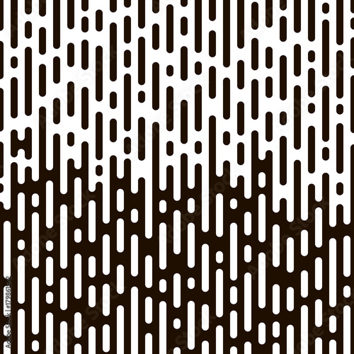 Rounded lines seamless pattern. background with halftone transition
