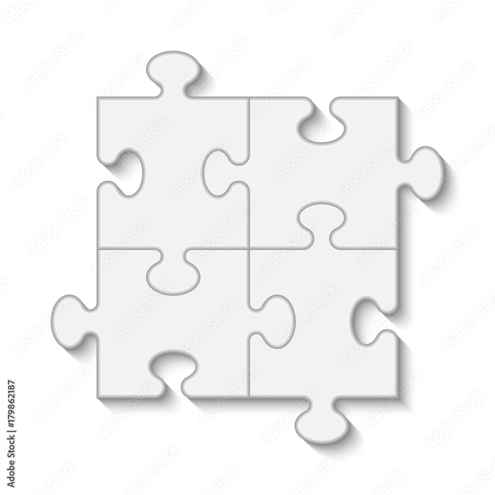 Puzzle piece business presentation