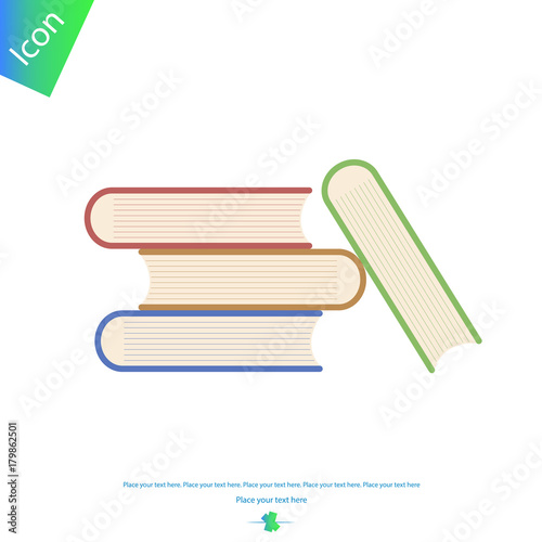 Book flat icon