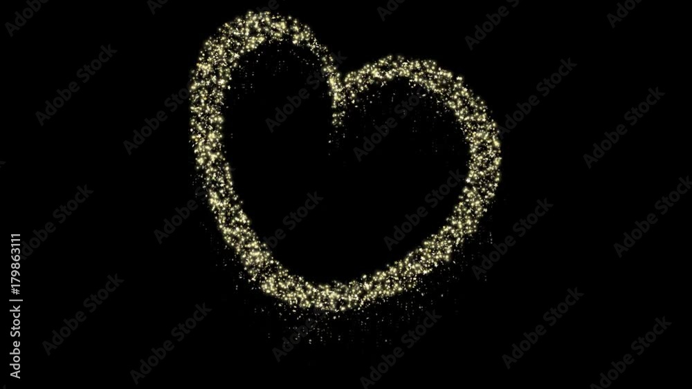 Christmas Particles - Heart - Seamless Loop - Alpha Channel - 4K resolution Christmas Particles - Heart - Seamless Loop - Alpha Channel - 4K resolution