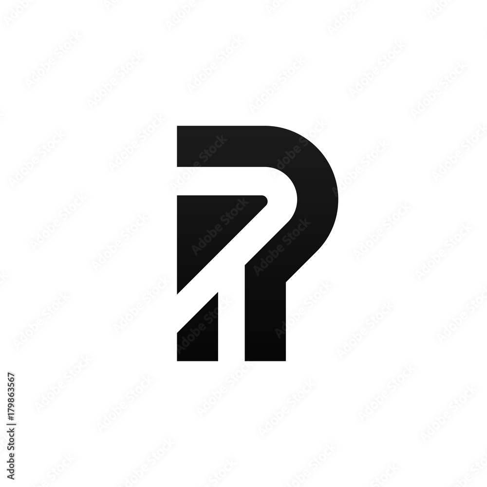 Modern P logo icon business sign vector design. Modern P logo icon business sign vector design.