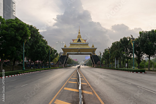 Canvas Print Khon Kaen City Gate