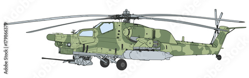 Mi 28 Havoc military attack combat helicopter