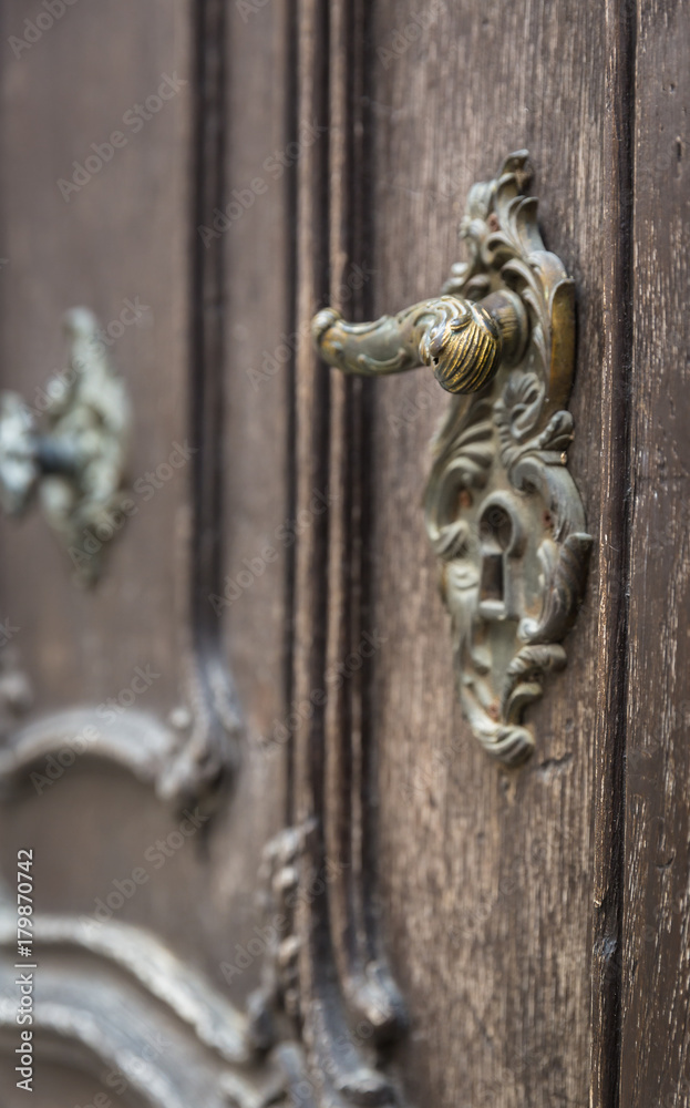 Grunge background - rusty antique door knocker Grunge background - rusty antique door knocker