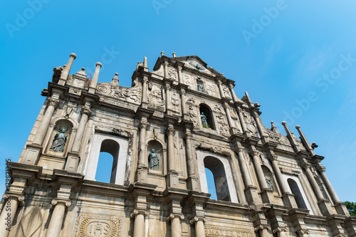 Ruins of St. Paul's Church.One of Macau's best known landmarks. An officially listed as part of the Historic Centre of Macau, a UNESCO World Heritage Site.