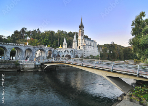 The Sanctuary of Our Lady of Lourdes. France  