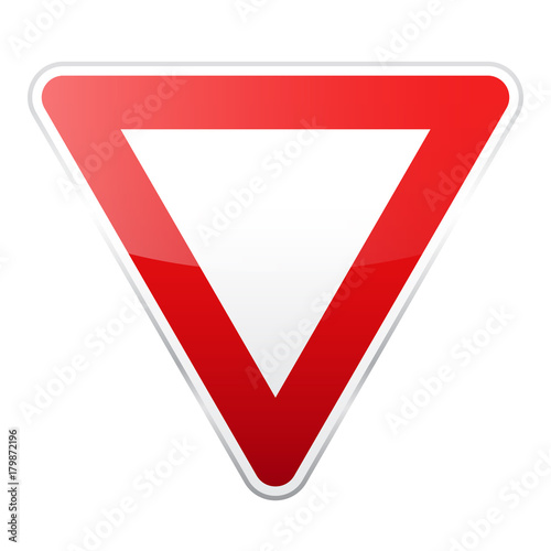Road red sign on white background. Road traffic control.Lane usage. Regulatory sign. Stop and yield. Street. Free Download Road red sign on white background. Road traffic control.Lane usage. Regulatory sign. Stop and yield. Street. - GFXLoad