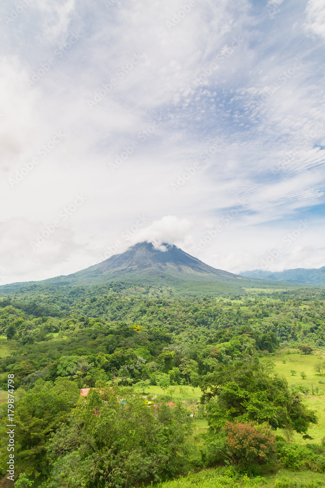 Arenal volcano landscape La Fortuna Costa Rica