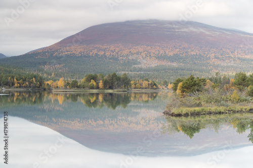 Fall scenery from Sjaak, Oppland, Norway.