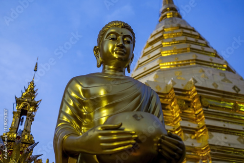 Wat Phra That Doi Suthep is mountain temple in Chiang Mai  northen Thailand.