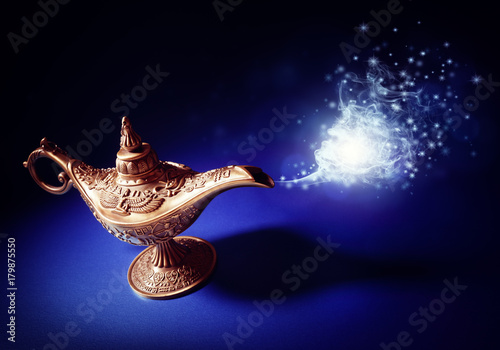 Magic Aladdins Genie lamp