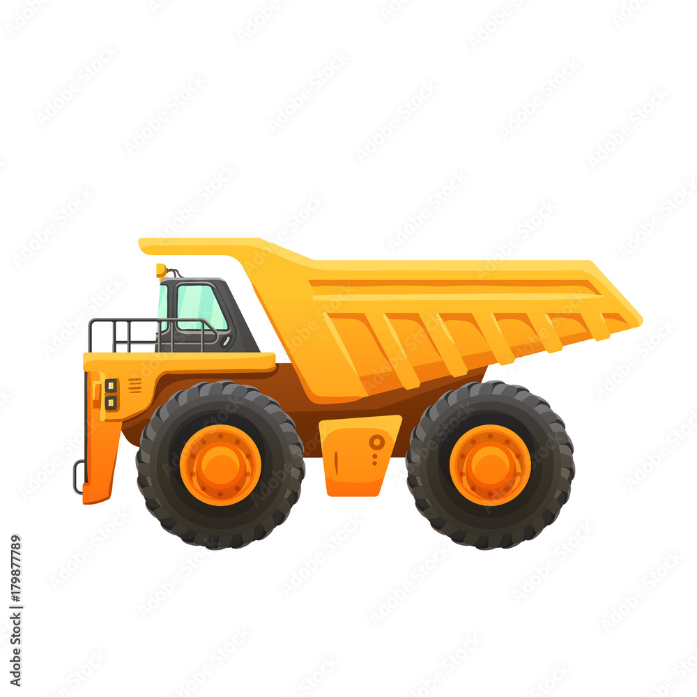 Mining truck vector