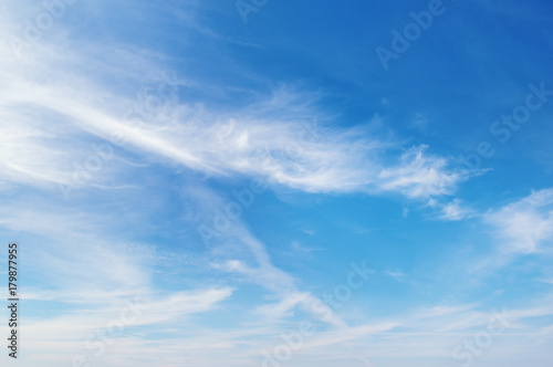 white fluffy clouds © Serghei V