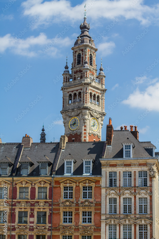 Lille, France in the Summer