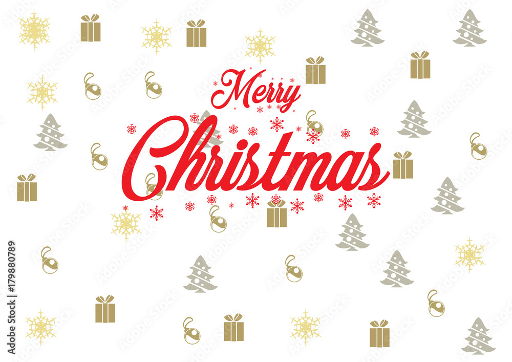 Fototapeta premium Merry christmas