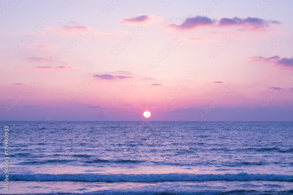 Violet sunset