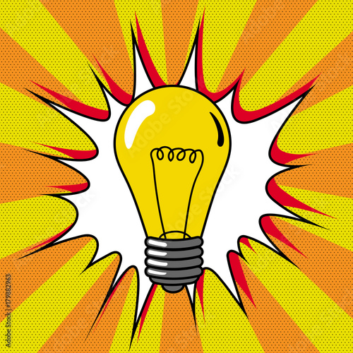 Vector background in pop art style.