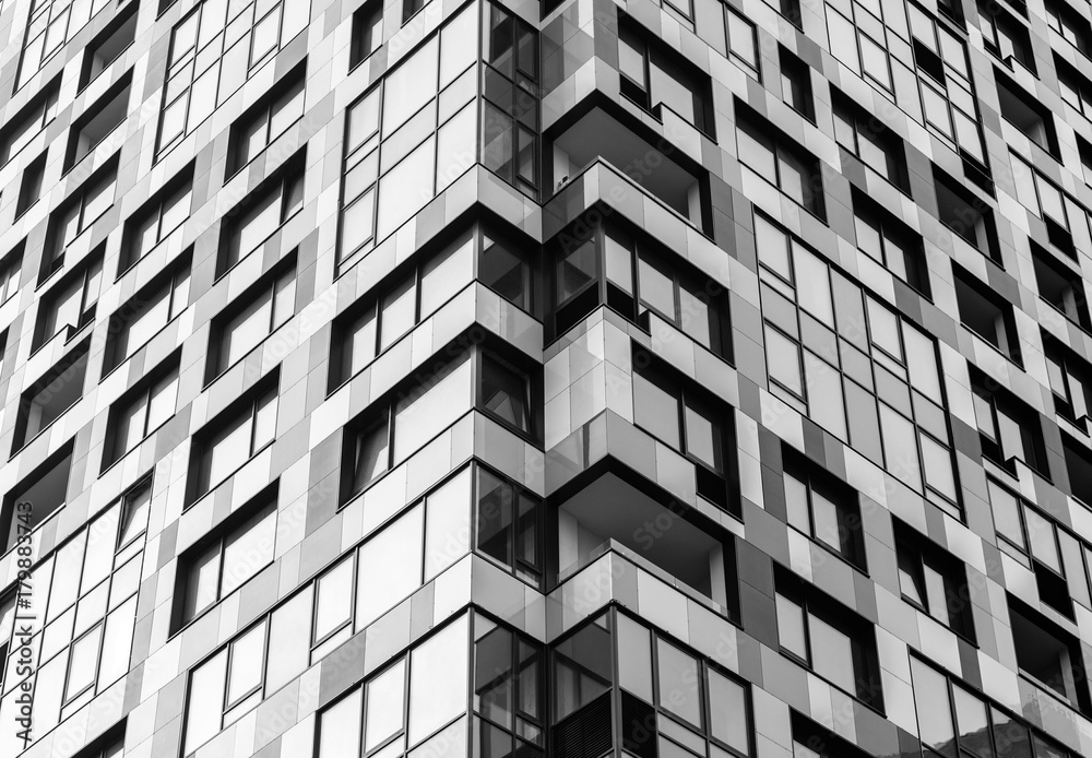 Modern facade.