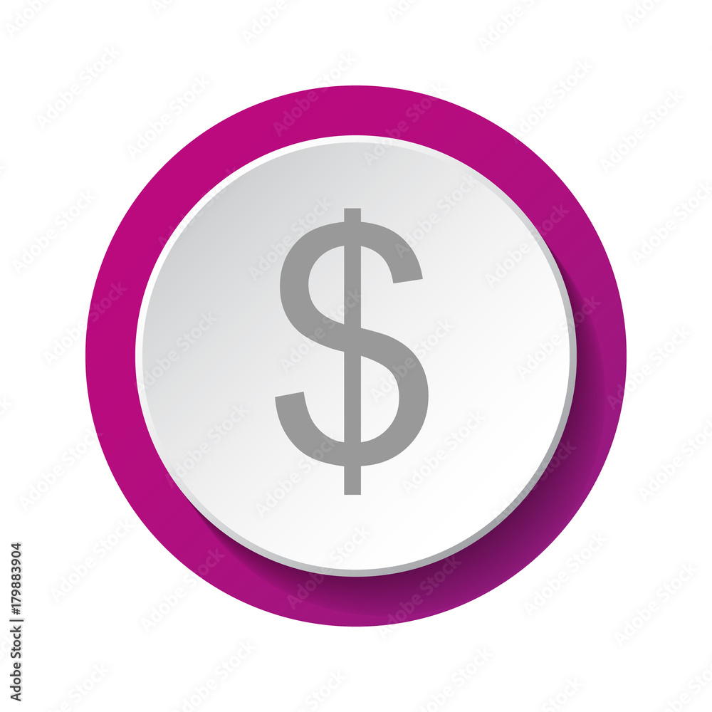 Symbol of USA currency (euro) - 3d icon. Vector. Symbol of USA currency (euro) - 3d icon. Vector.