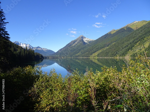Beautiful Duffey Lake in British Columbia  Canada