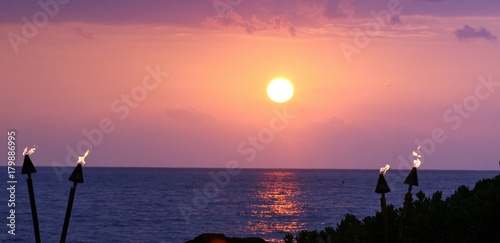 Hawaiian Sunset - Luau photo