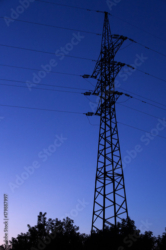 Power Transmission Line Pylon