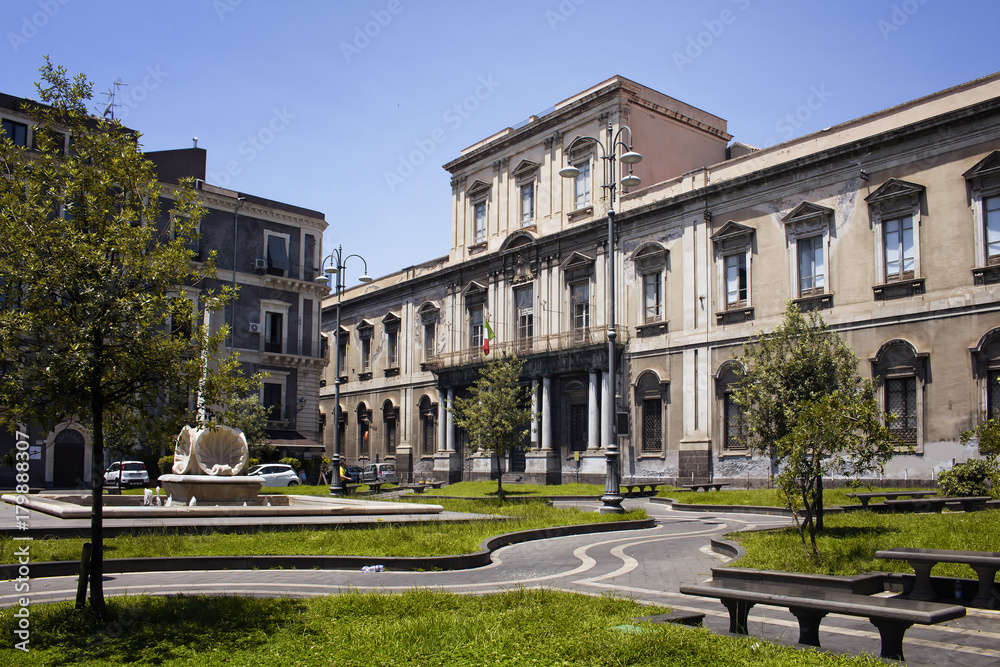 View of public school (named Convitto Nazionale M. Cutelli Liceo
