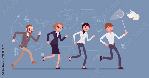 Team chasing an idea