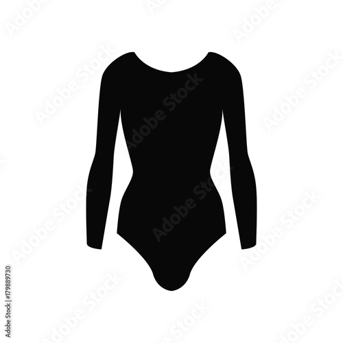 Ballet icon in simple style. Perfect for logo and dance studio design. Vector illustration