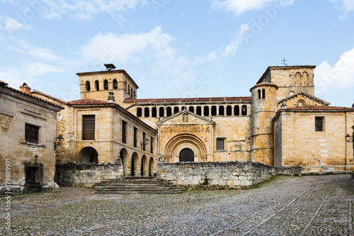 Collegiate Church in Santillana del Mar, Cantabria, Spain photo