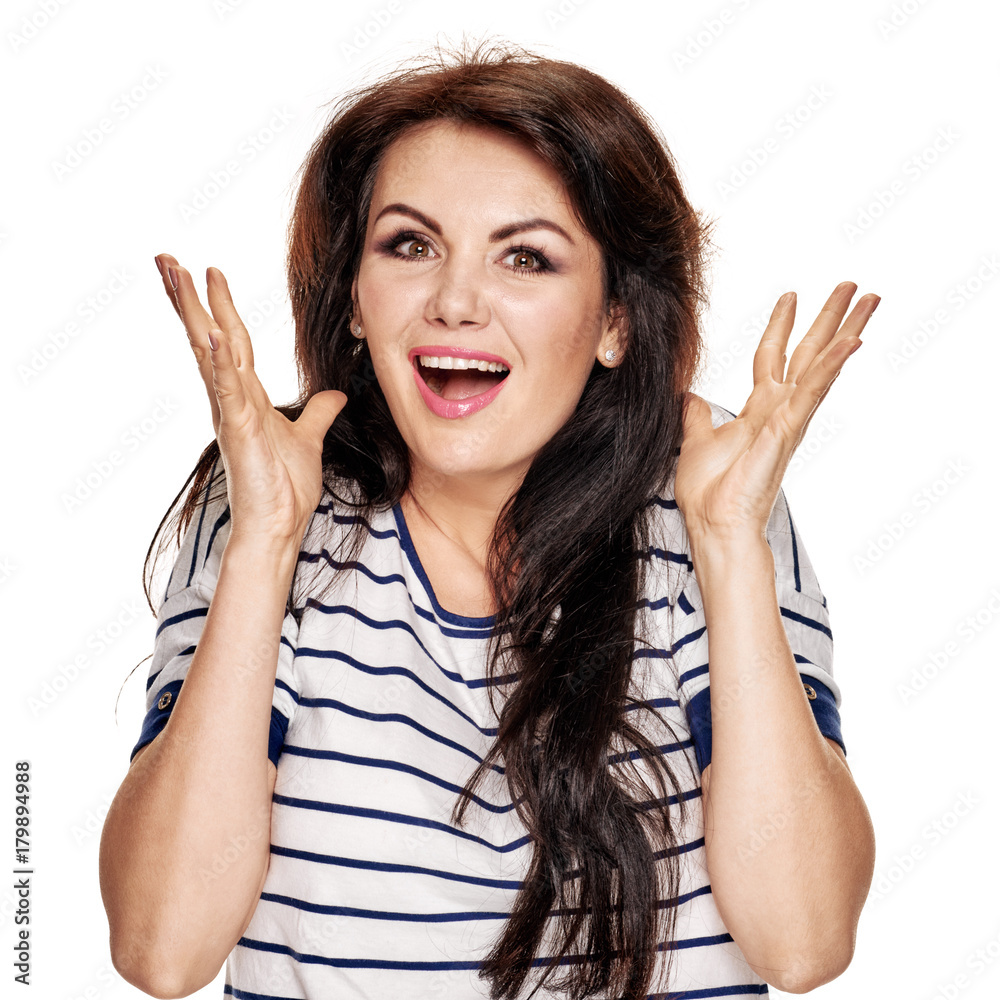 Shocked frustrated young woman Shocked frustrated young woman
