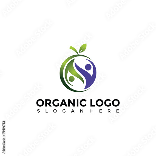 Organic and Nature Logo Template. Vector Eps.10