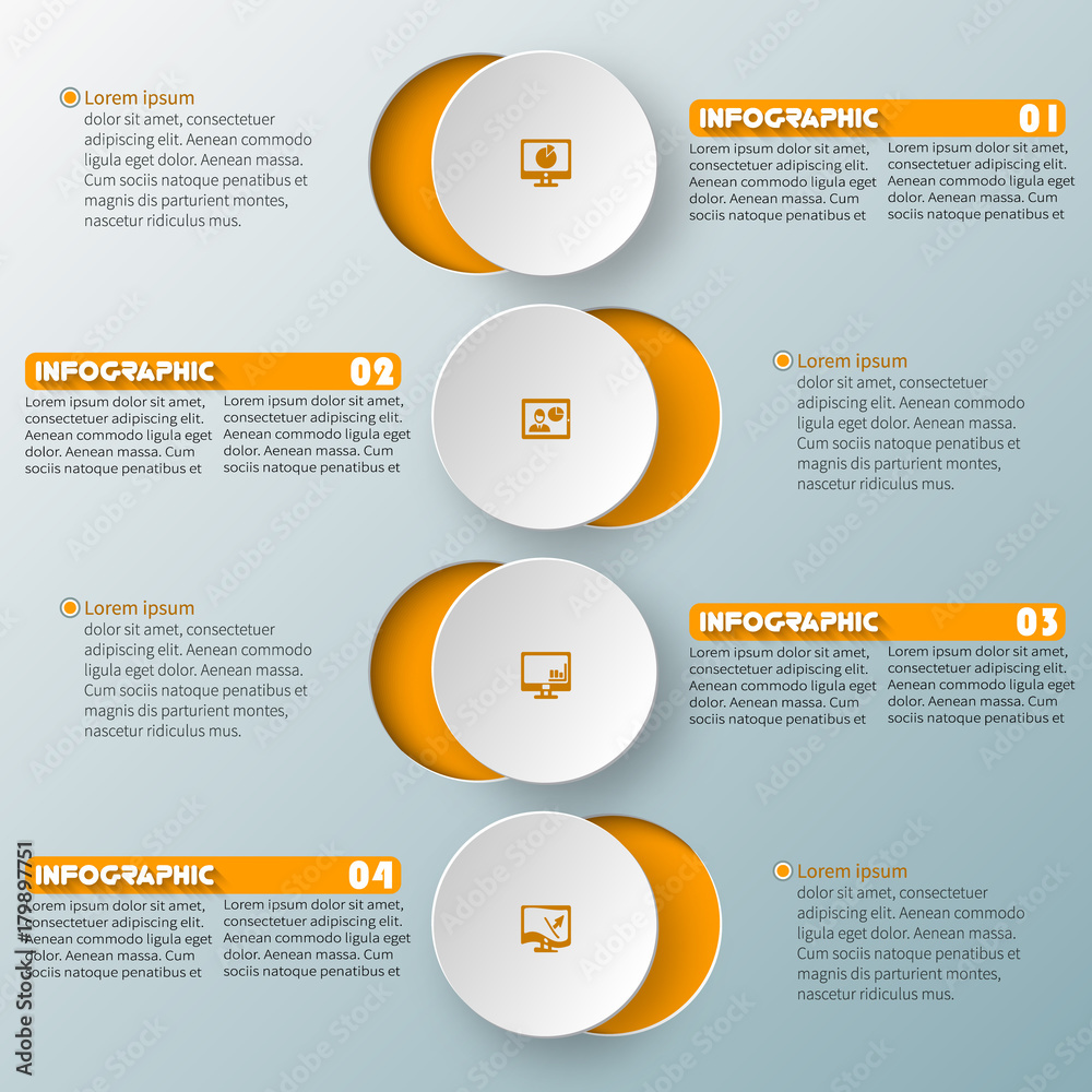 Abstract 3D Paper Infographics Abstract 3D Paper Infographics