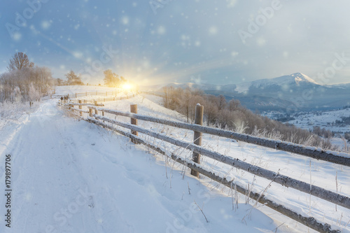Beautiful winter landscape © Ryzhkov Oleksandr